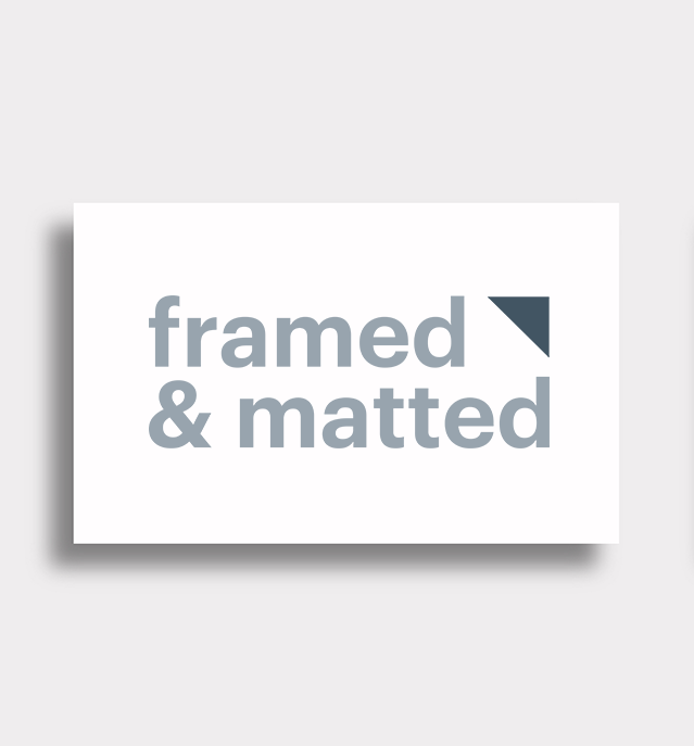 Framed & Matted eGift Cards for online frame builder